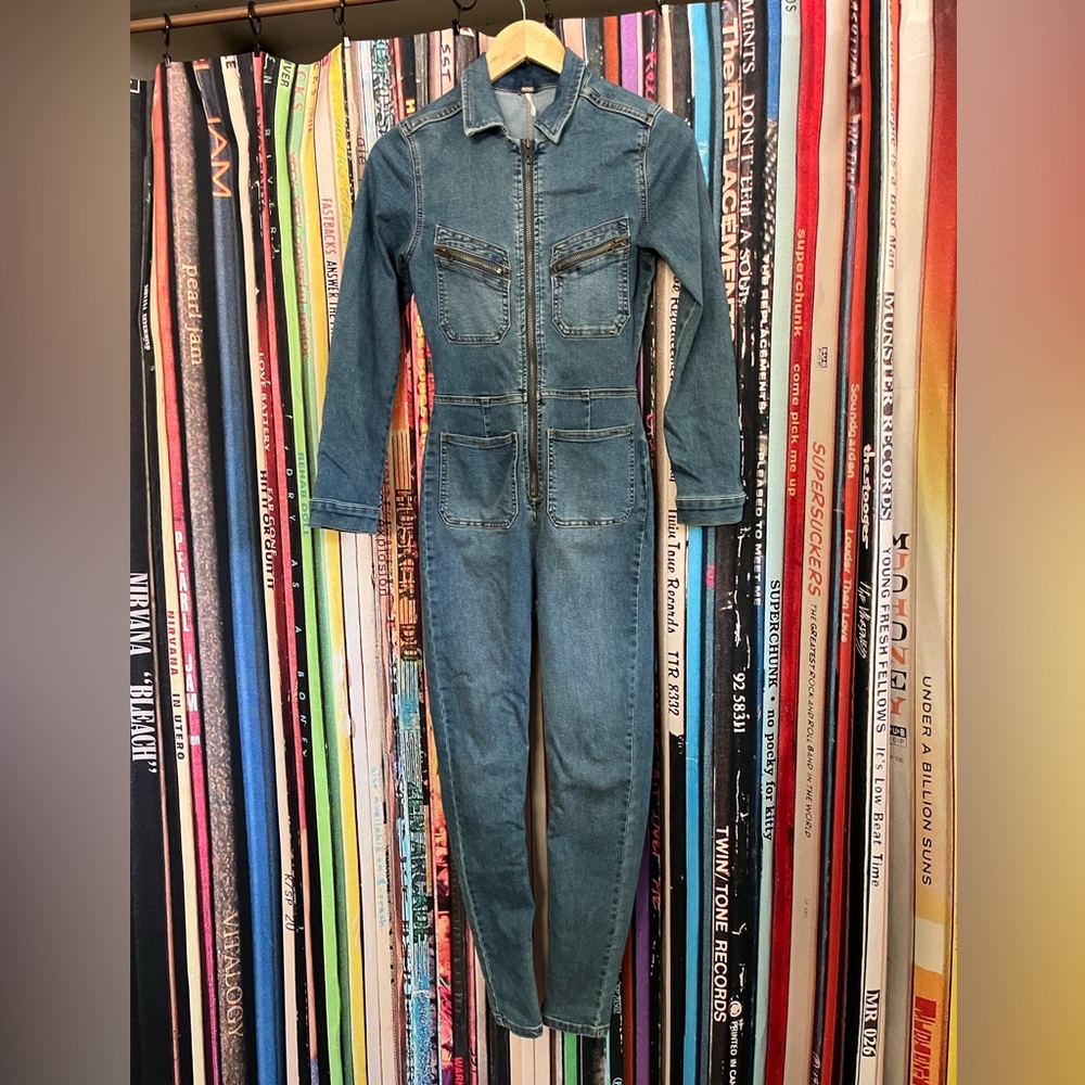 Denim Jumpsuit XS